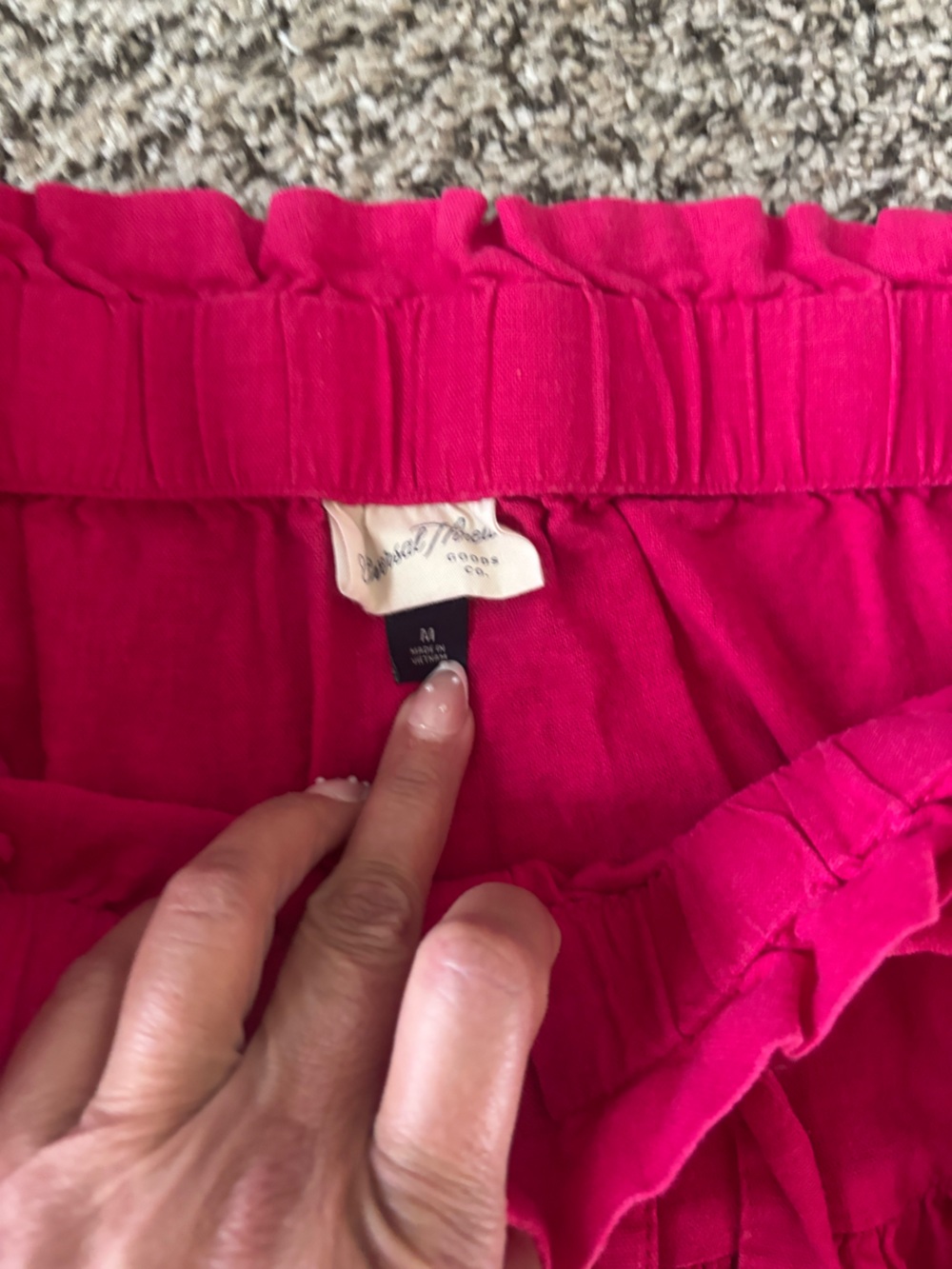 Universal Thread Hot Pink Button-Front Midi Skirt - Picture 3 of 4